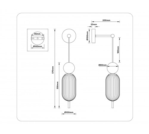Бра Ambrella Light LH53108 LH