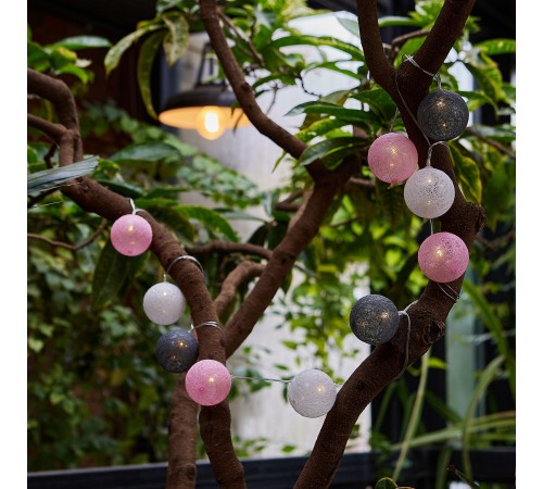 Гирлянда на солнечных батареях Uniel UL-00011593 COTTON BALLS-1