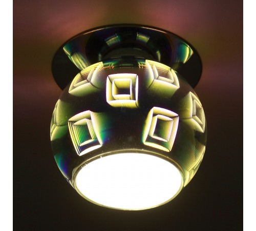 Встраиваемый светильник Эра 1465JC S/CL DK88