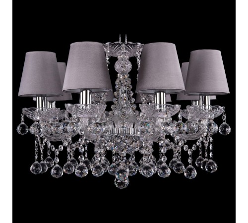 Подвесная люстра Bohemia Ivele Crystal 1413/8/200/Ni/Balls/SH24 1413