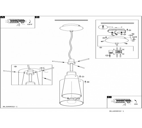 Подвесной светильник Eglo 89832 Pinto
