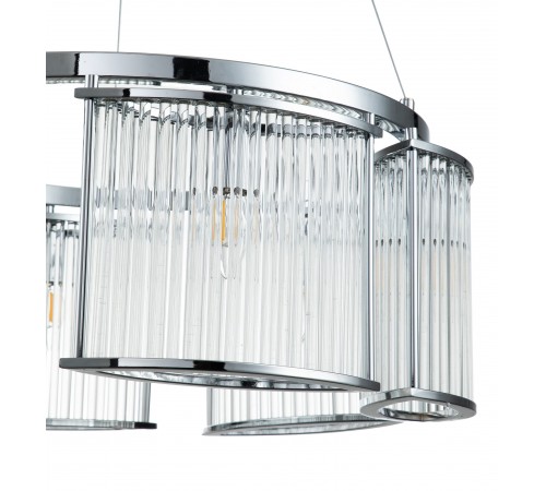 Подвесная люстра Indigo 12003/6P Chrome Corsetto