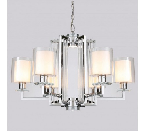 Подвесная люстра iLamp RM6201-6 CR+CL King