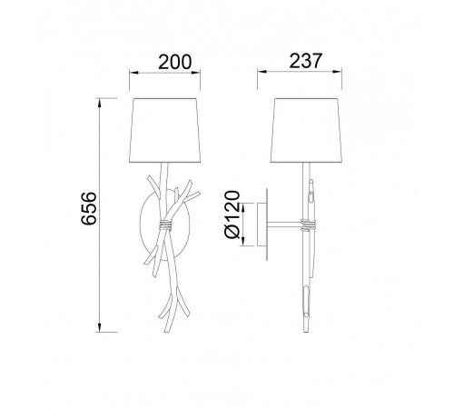 Бра Mantra 6180 Sabina