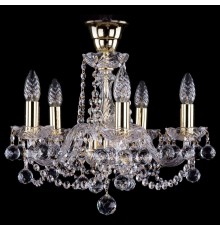 Подвесная люстра Bohemia Ivele Crystal 1402/5/141/G/Balls/Tube 1402