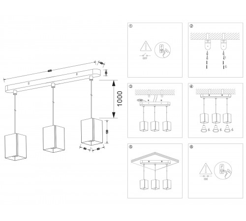 Подвесной светильник Ambrella Light TN5138 TN