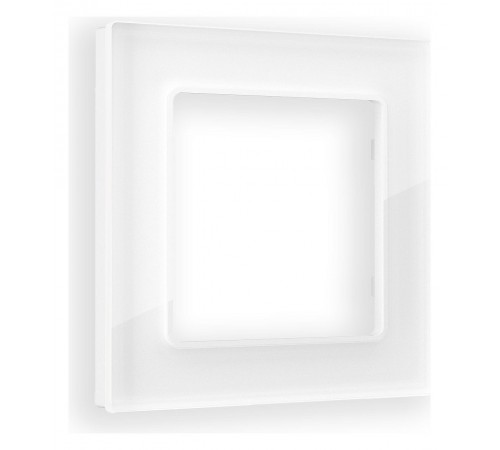 Рамка на 1 пост Ambrella Volt AF380101 Platos Стекло натуральное