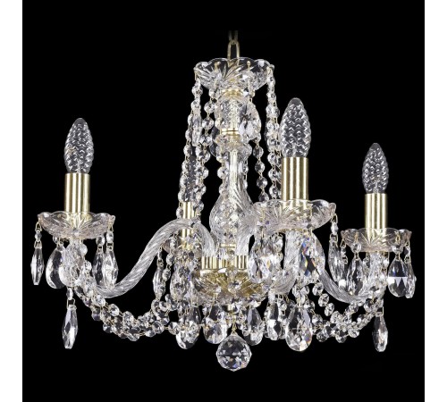 Подвесная люстра Bohemia Ivele Crystal 1402/4/160/G 1402