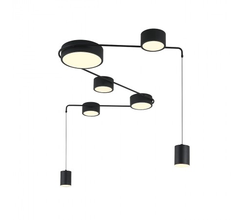 Потолочная люстра Indigo 14028/7С Black Modulo