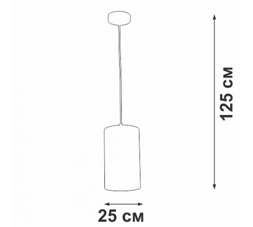 Подвесной светильник Vitaluce V2895-0/1S V2895