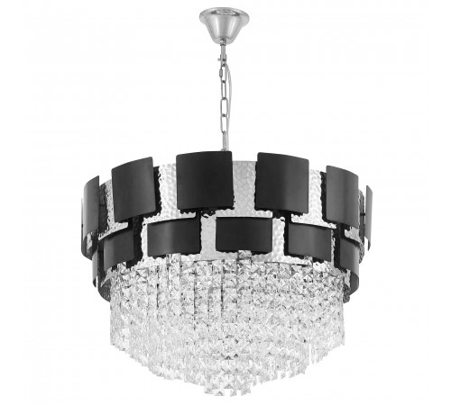 Подвесная люстра LUMINA DECO LDP 7045-600 BK+CHR MOLINA