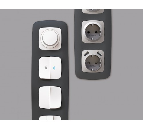 Рамка на 4 поста Ambrella Volt OF140804 Ecta