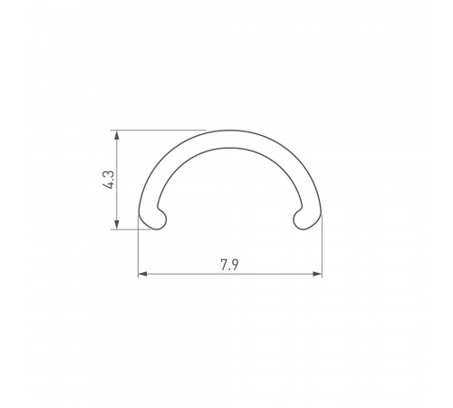 Рассеиватель Arlight 036326 ARH