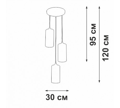 Подвесной светильник Vitaluce V2732/3S V2732