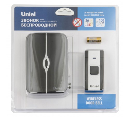 Звонок беспроводной Uniel UL-00006434 UDB