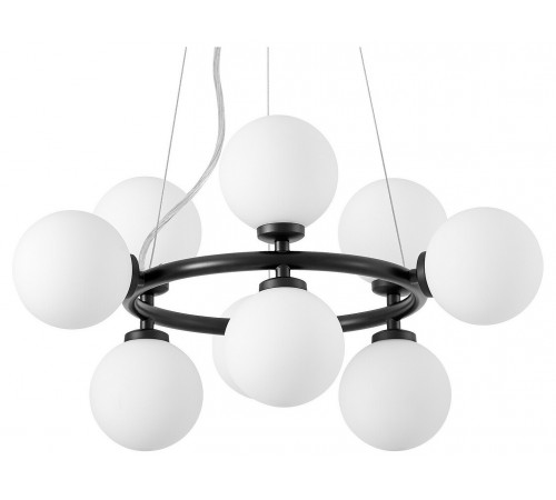 Подвесная люстра LUMINA DECO LDP 6033-9 BK MARSIADA