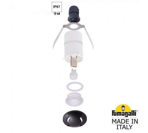 Встраиваемый светильник Fumagalli 2L2.000.000.AXZ1L Teresa