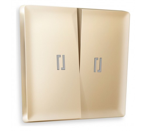 Клавиши для выключателя двухклавишного c подсветкой Ambrella Volt AP6040 Quant