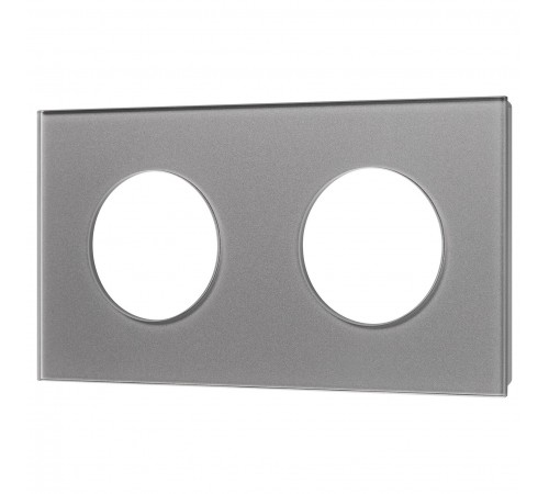 Рамка на 2 поста Arlight 43837 GLARE