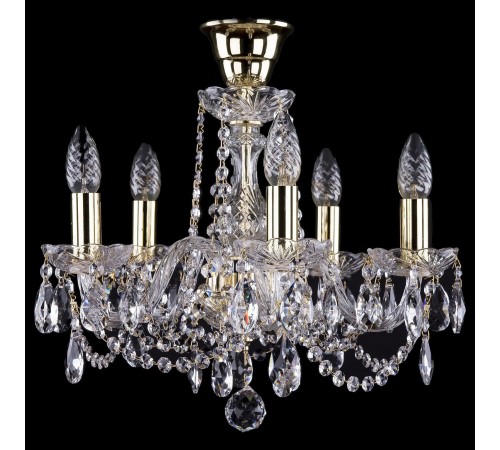 Подвесная люстра Bohemia Ivele Crystal 1402/5/141/G/Tube 1402