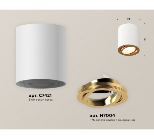 Накладной светильник Ambrella Light XS7421003 XS