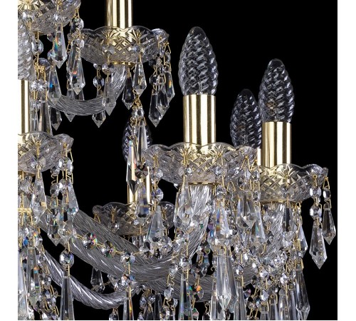 Подвесная люстра Bohemia Art Classic 11.23.12+6.300.2d.Gd.Dr 11.23