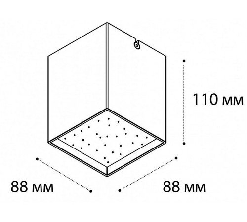 Накладной светильник Italline DL 3028 white 3000K DL 3028
