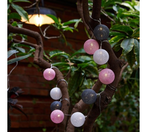 Гирлянда на солнечных батареях Uniel UL-00011593 COTTON BALLS-1