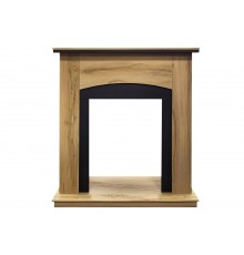 Каминокомплект Barcelona (разборный) - Дуб золотой с очагом Fobos FX M Brass