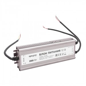 Блок питания Apeyron 12V 250W IP67 20,83A 03-108