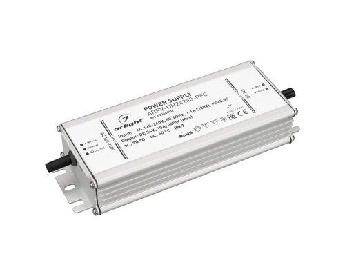 Блок питания Arlight ARPV-UH24240-PFC 24V 240W IP67 023640(1)