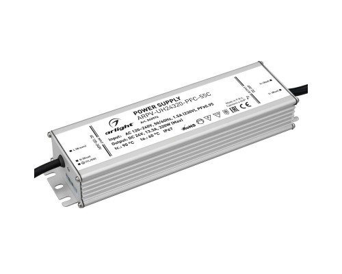 Блок питания Arlight ARPV-UH24320-PFC-55C 24V 320W IP67 13,3A 040976