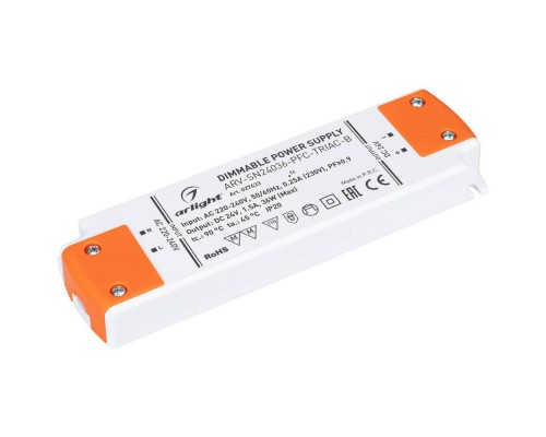 Блок питания Arlight ARV-SN24036-PFC-Triac-B 24V 36W IP20 1,5A 027633