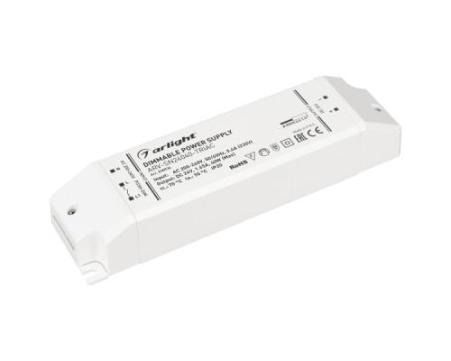 Блок питания Arlight ARV-SN24040-TRIAC 24V 40W IP20 1,65A 030934