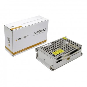 Блок питания SWG 12V 250W IP20 20,85A S-250-12 000114