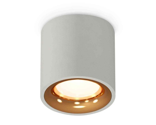 Комплект накладного светильника Ambrella light Techno Spot XS7533024 SGR/PYG серый песок/золото желтое полированное (C7533, N7014)