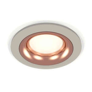 Комплект встраиваемого светильника Ambrella light Techno Spot XC7623006 SGR/PPG серый песок/золото розовое полированное (C7623, N7015)