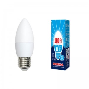 Лампа светодиодная E27 11W 4000K матовая LED-C37-11W/NW/E27/FR/NR UL-00003814