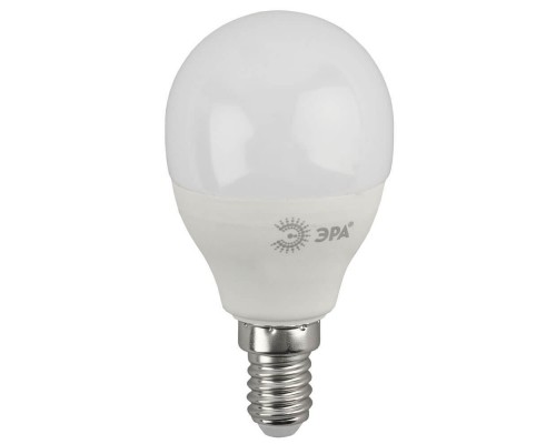 Лампа светодиодная ЭРА E14 10W 2700K матовая ECO LED P45-10W-827-E14 Б0032968