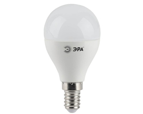 Лампа светодиодная ЭРА E14 5W 4000K матовая LED P45-5W-840-E14 Б0028487