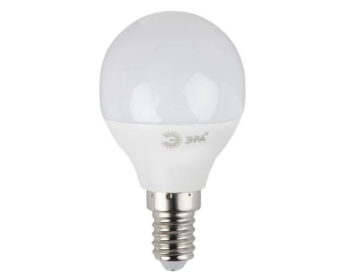 Лампа светодиодная ЭРА E14 7W 4000K матовая LED P45-7W-840-E14 Б0020551