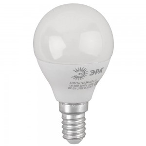 Лампа светодиодная ЭРА E14 8W 2700K матовая ECO LED P45-8W-827-E14 Б0030022