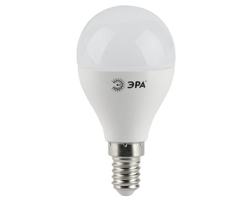 Лампа светодиодная ЭРА E14 9W 2700K матовая LED P45-9W-827-E14 Б0029041