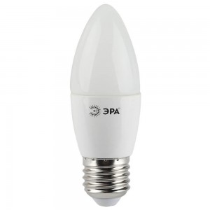 Лампа светодиодная ЭРА E27 7W 4000K матовая LED B35-7W-840-E27 Б0020540