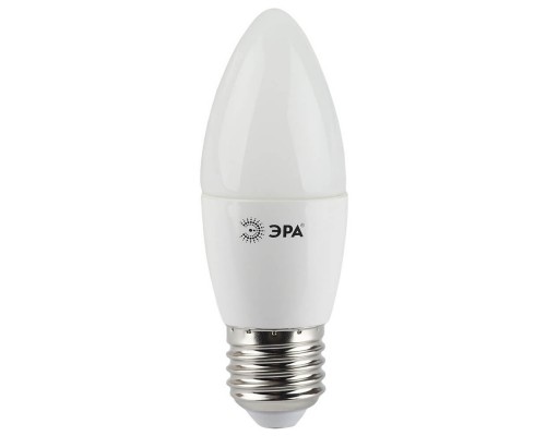 Лампа светодиодная ЭРА E27 7W 4000K матовая LED B35-7W-840-E27 Б0020540