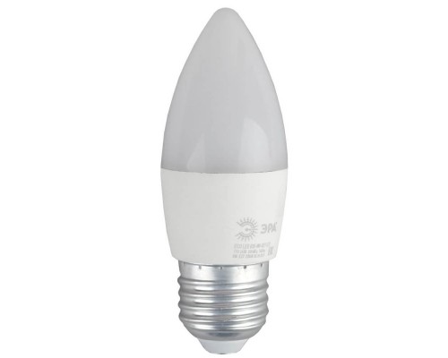 Лампа светодиодная ЭРА E27 8W 2700K матовая ECO LED B35-8W-827-E27 Б0030020