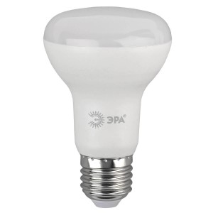 Лампа светодиодная ЭРА E27 8W 2700K матовая LED R63-8W-827-E27 Б0020557