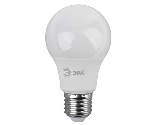 Лампа светодиодная ЭРА E27 9W 2700K матовая LED A60-9W-827-E27 Б0032246