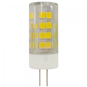 Лампа светодиодная ЭРА G4 3,5W 2700K прозрачная LED JC-3,5W-220V-CER-827-G4 Б0027855