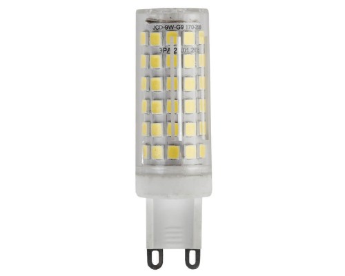 Лампа светодиодная ЭРА G9 9W 2700K прозрачная LED JCD-9W-CER-827-G9 Б0033185